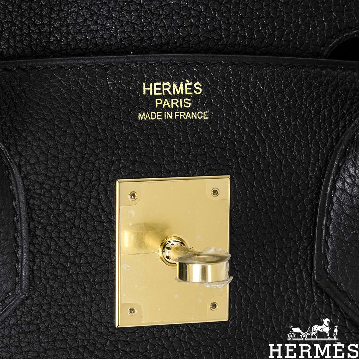 Hermes Birkin 30 Noir Black Togo Rose Gold Hardware #D - Vendome